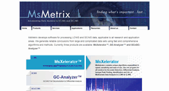 Desktop Screenshot of msmetrix.com