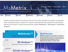 Tablet Screenshot of msmetrix.com